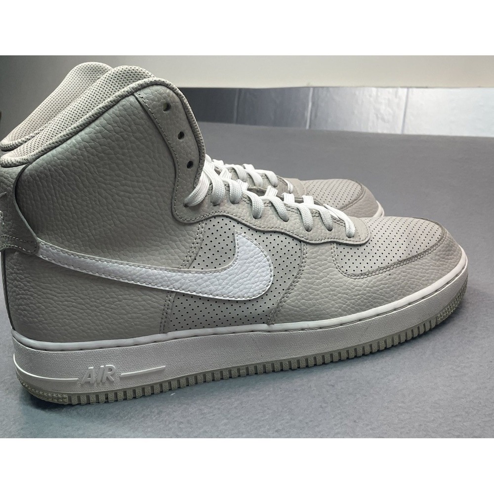 Nike Air Force One High Top Mens Basketball Shoes Size 11.5 Gray 315121-039 - Picture 4 of 7